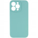 Чохол Silicone Case Full Camera Protective (AA) NO LOGO на Apple iPhone 15 Pro (6.1") (Бірюзовий / Marine Green)