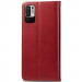 Фото Кожаный чехол-книжка GETMAN Gallant (PU) для Xiaomi Redmi Note 10 5G / Poco M3 Pro (Красный) в магазине vchehle.ua