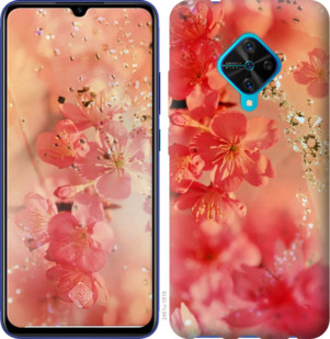 

Чехол Розовые цветы для Vivo V17 879281