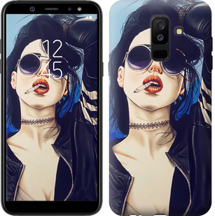 

Чехол Девушка на стиле для Samsung Galaxy A6 Plus 2018 643626