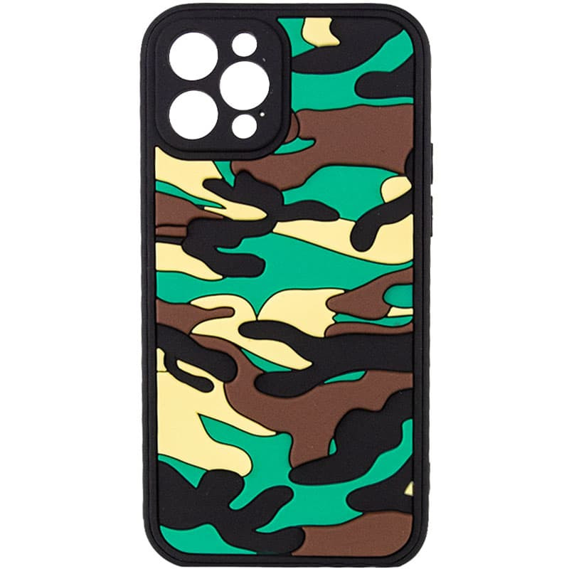 Чехол TPU+PC Army Collection для Apple iPhone 12 Pro Max (6.7") (Зеленый)