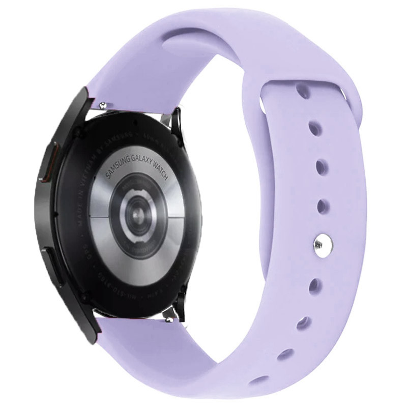 Силіконовий ремінець Sport для Smart Watch 20mm (Бузковий / Light Elegant Purple)