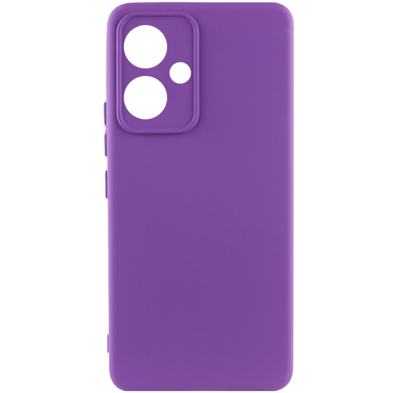 Чехол Silicone Cover Lakshmi Full Camera (AA) для Xiaomi Redmi 13 4G / Poco M6 4G (Фиолетовый / Purple)