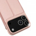Купить Чехол-книжка Dux Ducis с карманом для визиток для Apple iPhone 17 Pro (6.3") (Rose Gold) на vchehle.ua
