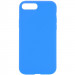 Чехол Silicone Case Full Protective (AA) NO LOGO для Apple iPhone 7 plus / 8 plus (5.5") (Голубой / Blue)