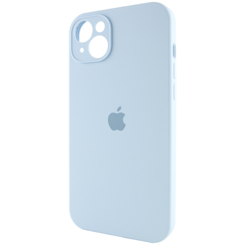 Фото Чехол Silicone Case Full Camera Protective (AA) для Apple iPhone 14 (6.1") (Голубой / Sweet Blue) в магазине vchehle.ua