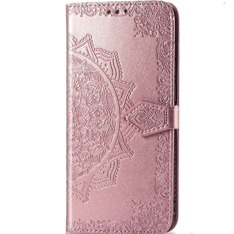 Кожаный чехол-книжка Art Case с визитницей для Samsung Galaxy A10s (Розовый)