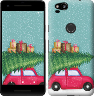 

Чохол Машина з подарунками на Google Pixel 2 867919