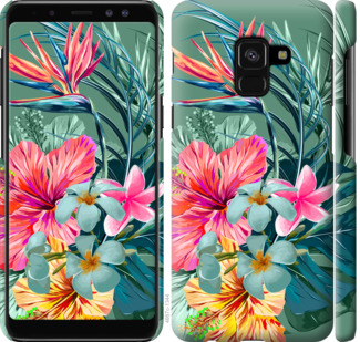 

Чехол Тропические цветы v1 для Samsung Galaxy A8 2018 A530F 844834
