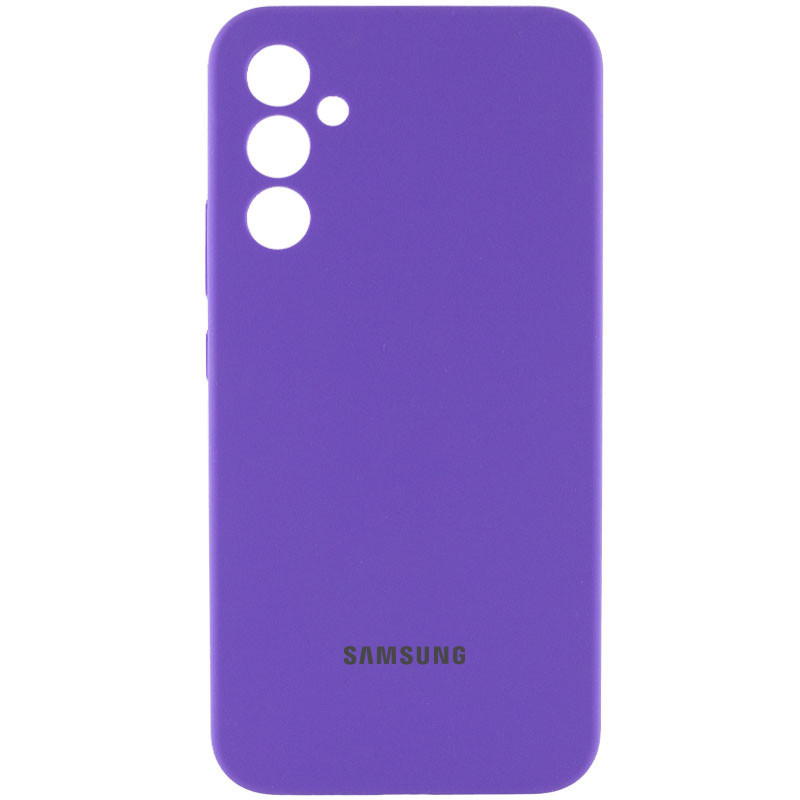 Чохол Silicone Cover Lakshmi Full Camera (AAA) with Logo на Samsung Galaxy S24+ (Фіолетовий / Amethyst)