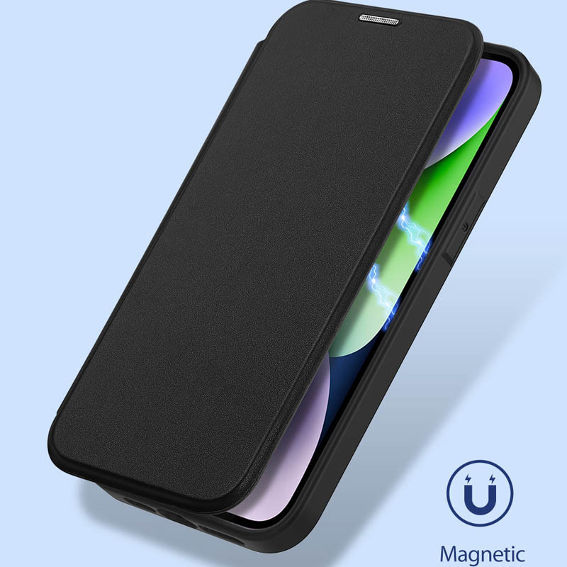 Купити Чохол-книжка Dux Ducis Skin X Pro with Magnetic safe на Apple iPhone 14 / 13 (6.1") (Black) на vchehle.ua