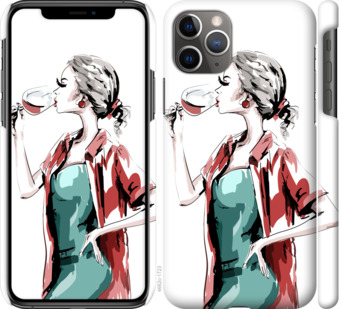 

Чехол Девушка с бокалом для iPhone 11 Pro Max 841266