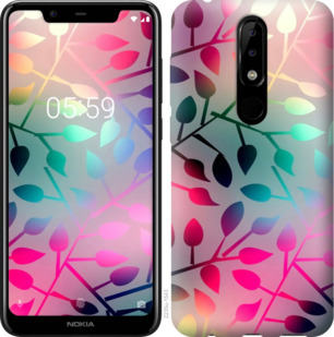 

Чехол Листья для Nokia 5.1 Plus 878034
