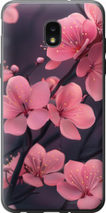 Чохол Пурпурна сакура на Samsung Galaxy J7 2018