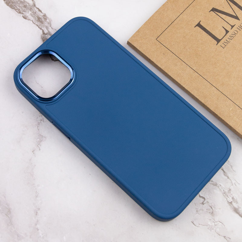 TPU чехол Bonbon Metal Style для Apple iPhone 14 (6.1") (Синий / Denim Blue) в магазине vchehle.ua