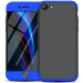 Пластикова накладка GKK LikGus 360 градусів (орр) на Apple iPhone SE (2020) / 7 / 8 (Чорний / Синій)