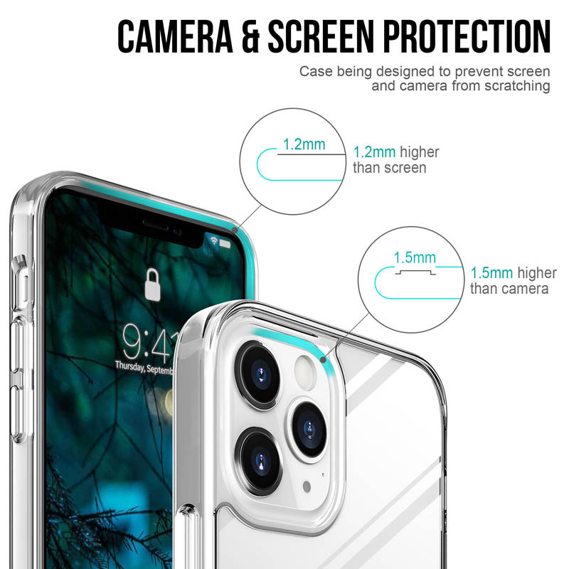 Купить Чехол TPU Space Case transparent для Apple iPhone 12 Pro / 12 (6.1") (Прозрачный) на vchehle.ua