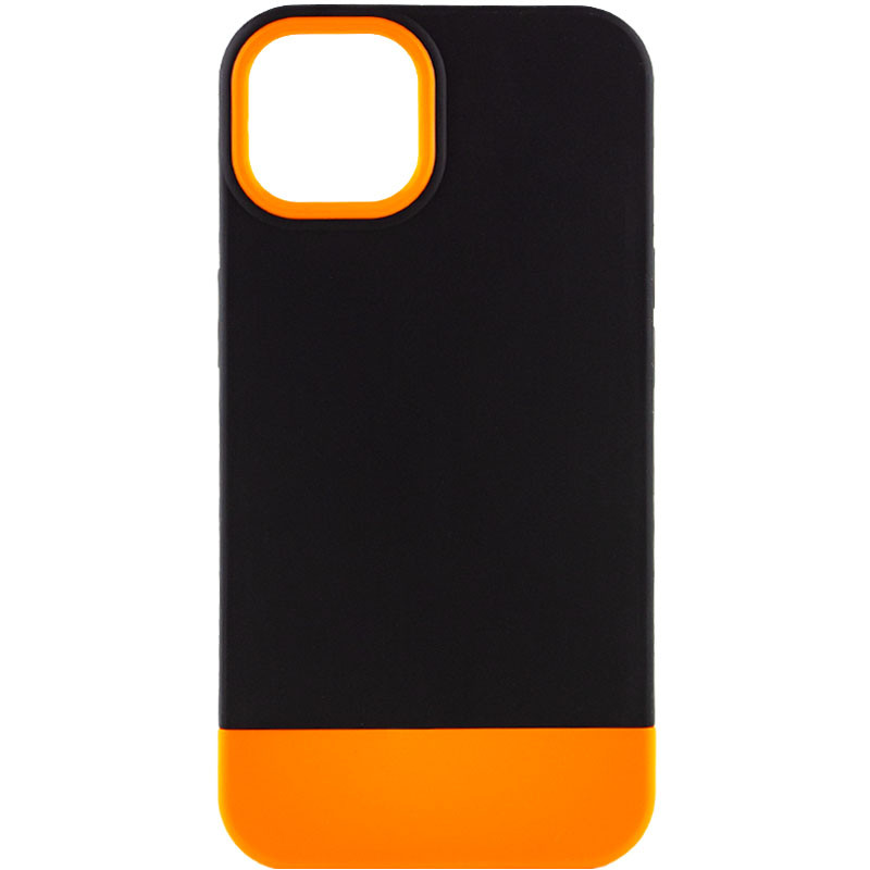 Чохол TPU+PC Bichromatic на Apple iPhone 12 Pro / 12 (6.1") (Black / Orange)