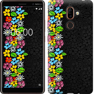 

Чехол цветочный орнамент для Nokia 7 Plus 651849