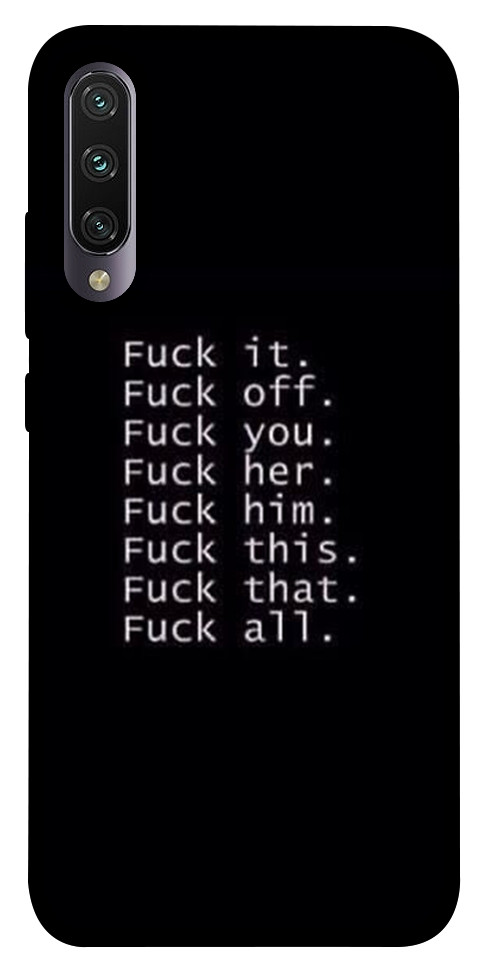 

Чехол F_ck it для Xiaomi Mi CC9e 1074541