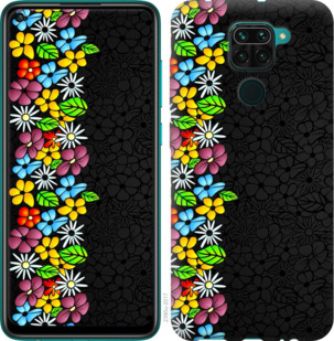 

Чохол квітковий орнамент на Xiaomi Redmi Note 9 934321