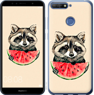 

Чохол Єнотик з кавуном на Huawei Y6 Prime 2018 800015