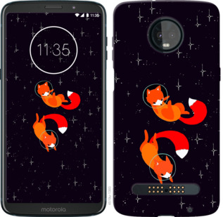 

Чохол Лисички в космосі на Motorola Moto Z3 Play 870524