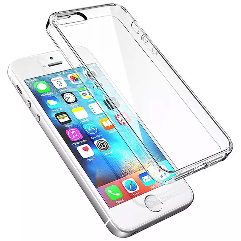 Замовити TPU чохол Epic Transparent 1,0mm на Apple iPhone 5/5S/SE (Прозорий (прозорий)) на vchehle.ua