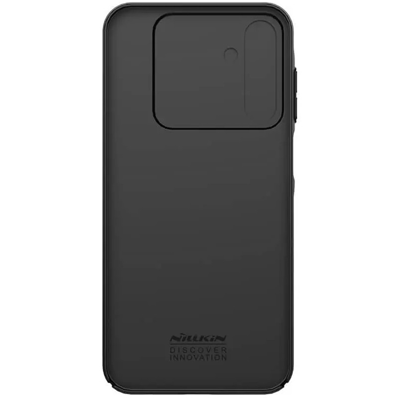 Фото Карбоновая накладка Nillkin Camshield (шторка на камеру) для Samsung Galaxy A15 4G/5G (Черный / Black) на vchehle.ua