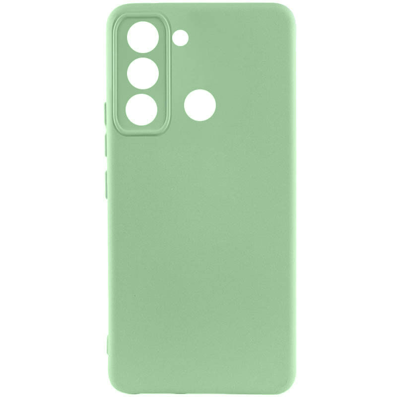 Чехол Silicone Cover Lakshmi Full Camera (AAA) для TECNO Pop 5 LTE (Мятный / Mint)