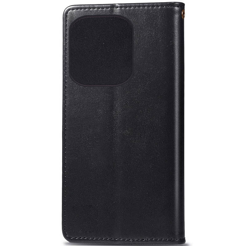 Фото Шкіряний чохол-книжка GETMAN Gallant (PU) для TECNO Spark 10 (Чорний) на vchehle.ua
