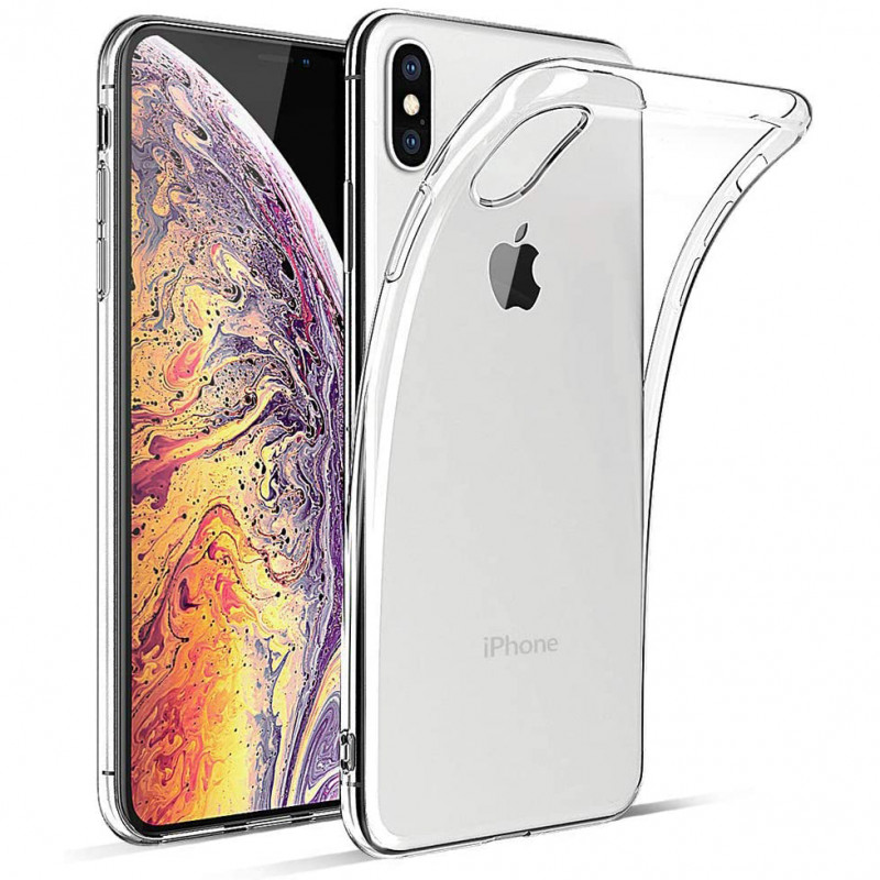 TPU чехол Epic Transparent 2,00 mm для Apple iPhone X / XS (5.8")