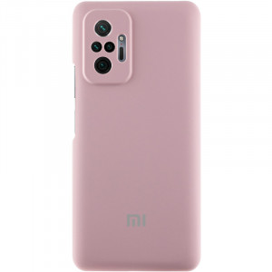 Чехол Silicone Cover Lakshmi Full Camera (AAA) with Logo для Xiaomi Redmi Note 10 Pro