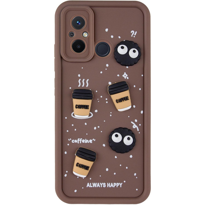 Фото Чохол TPU Toys Case на Xiaomi Redmi 12C / Poco C55 (Brown / Always Happy) на vchehle.ua