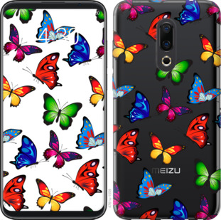 

Чехол Красочные мотыльки для Meizu 16th 881401