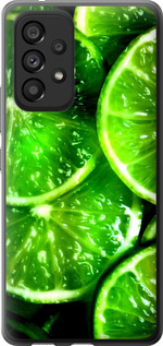 Чохол Зелені часточки лимона на Samsung Galaxy A53 A536E