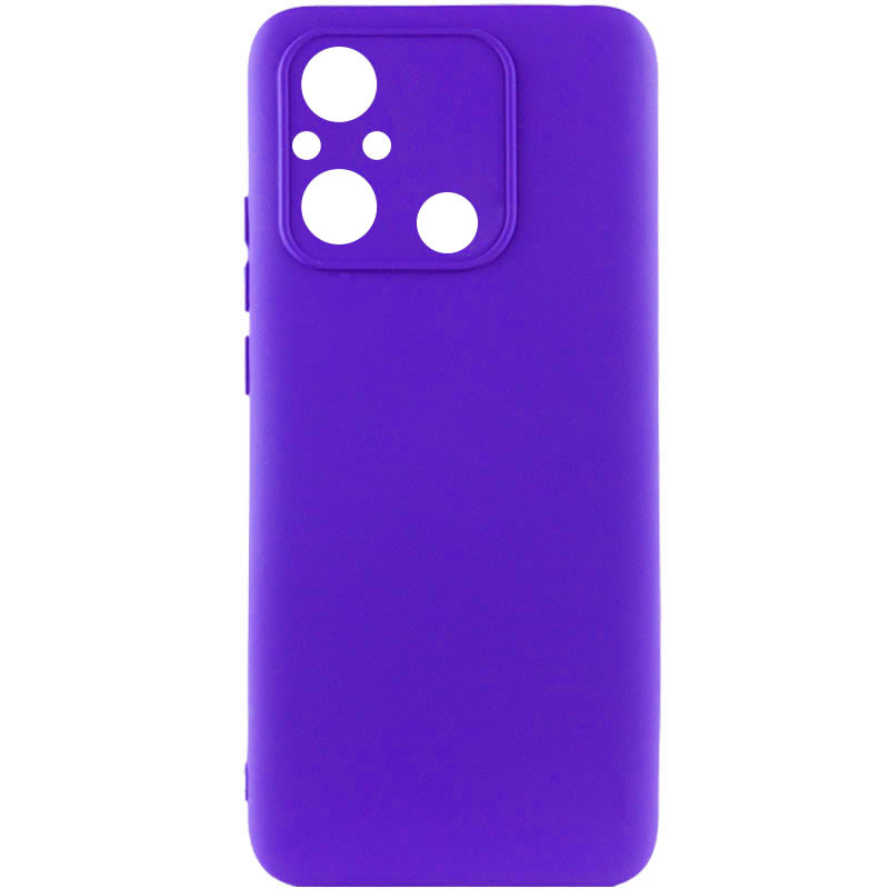 Чохол Silicone Cover Lakshmi Full Camera (A) на Xiaomi Redmi 12C (Синій / Iris)