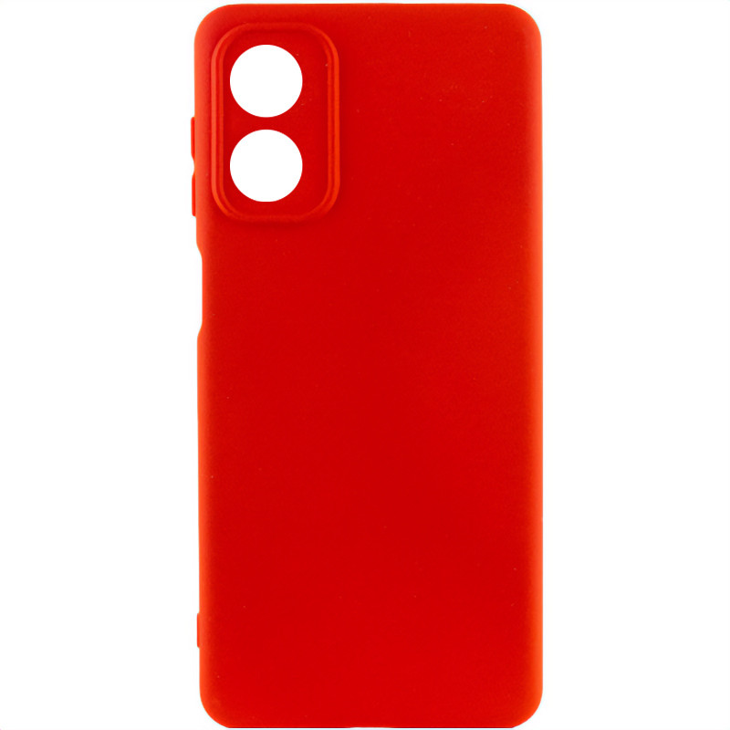 Чохол Silicone Cover Lakshmi Full Camera (A) на Motorola Moto G04 / E14 (Червоний / Red)