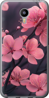 Чехол Пурпурная сакура для Meizu M2 Note
