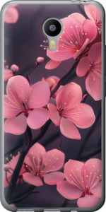 Чехол Пурпурная сакура для Meizu M2 Note