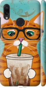 Чехол Зеленоглазый кот в очках для Xiaomi Redmi Note 7S