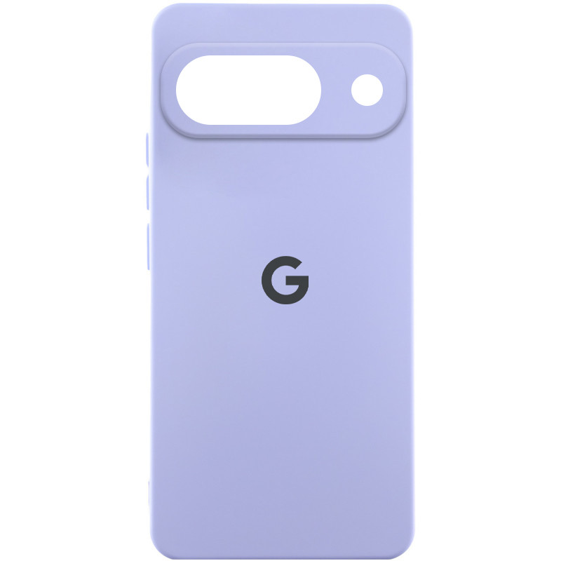 Чехол Silicone Cover Lakshmi Full Camera (AAA) with Logo для Google Pixel 9 (Сиреневый / Dasheen)