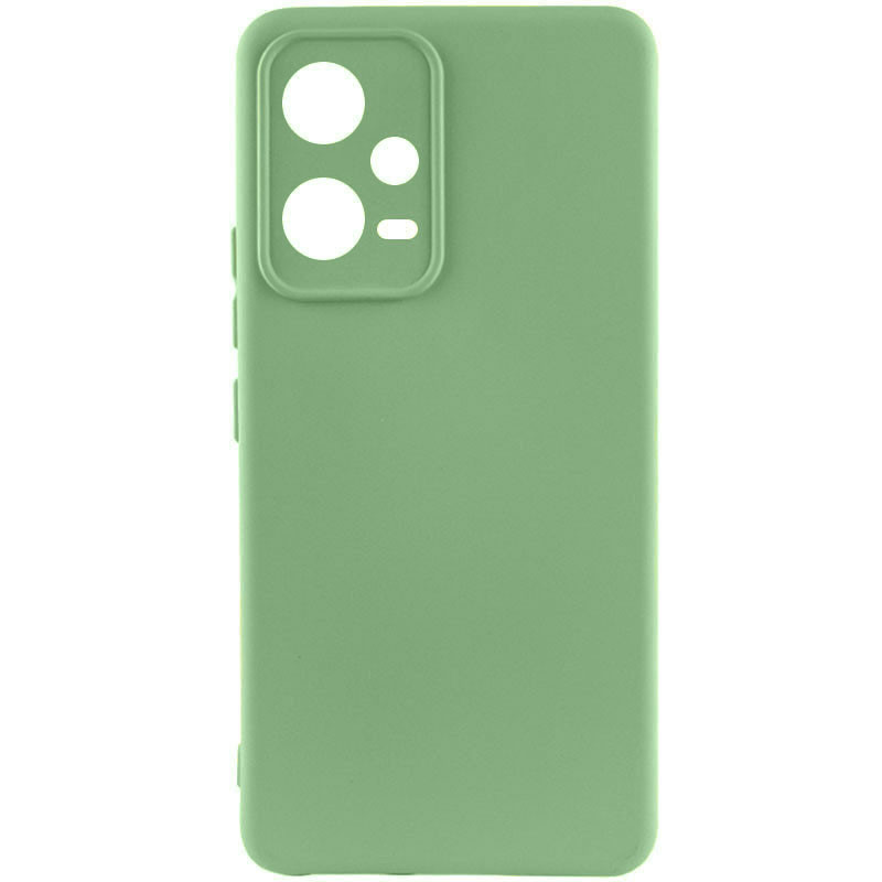 Чехол Silicone Cover Lakshmi Full Camera (AAA) для Xiaomi Poco X5 5G / Redmi Note 12 5G (Мятный / Mint)