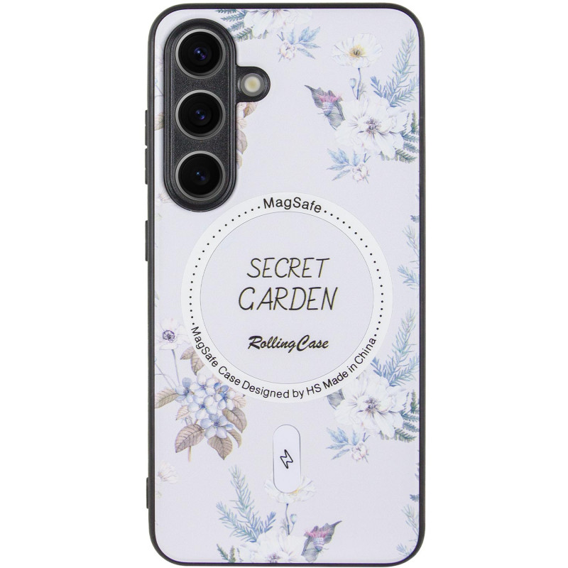 Фото TPU+PC чохол Secret with Magnetic Safe на Samsung Galaxy S23 FE (White) на vchehle.ua