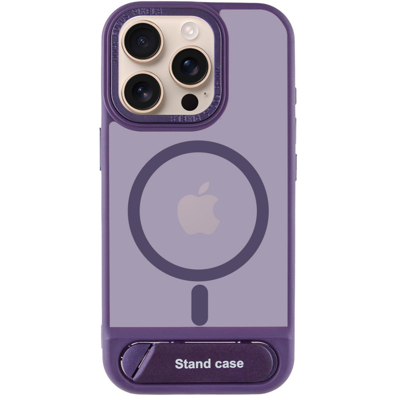 Фото TPU+PC чехол Stand case для Apple iPhone 15 Pro Max (6.7") (Purple) на vchehle.ua