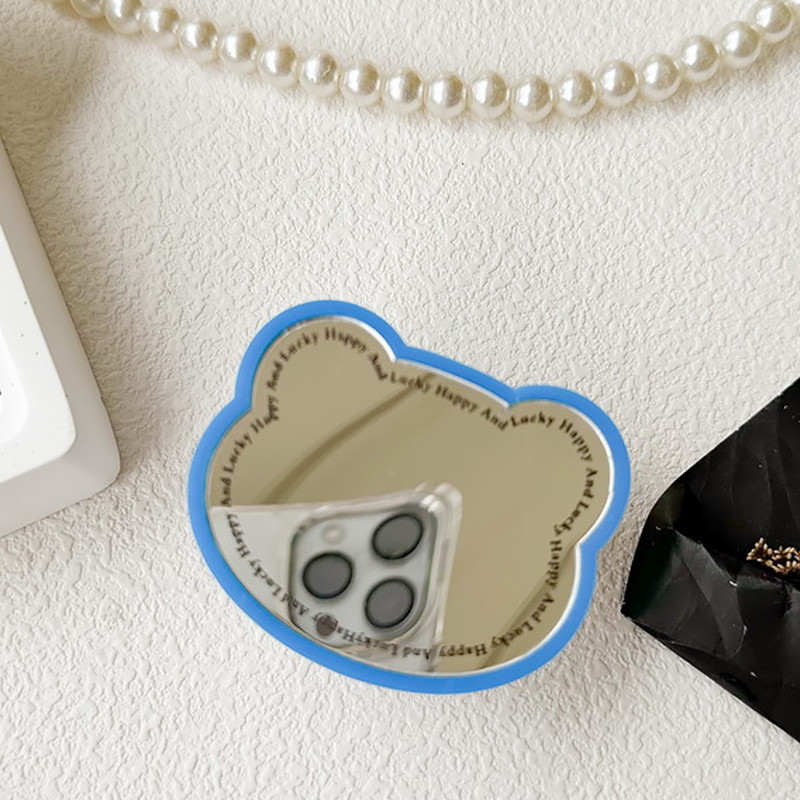 Фото Держатель для телефона Popsocket Mirror is fun (Blue bear) на vchehle.ua