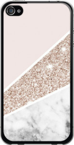 Чехол Пастельный мрамор для iPhone 4