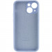 Фото Чехол Silicone Case Full Camera Protective (AA) для Apple iPhone 15 Plus (6.7") (Голубой / Lilac Blue) на vchehle.ua