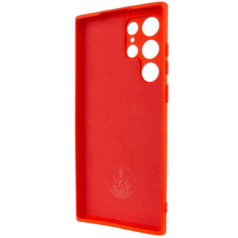 Чохол Silicone Cover Lakshmi Full Camera (A) на Samsung Galaxy S23 Ultra (Червоний / Red) в магазині vchehle.ua