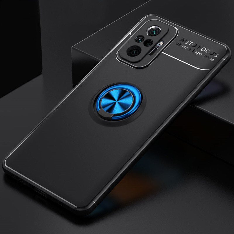 

TPU чохол Deen ColorRing під магнітний тримач (opp) для Xiaomi Redmi Note 10 Pro (Чорний / Чорний) 1147609